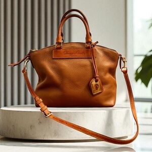 DOONEY and BOURKE 1975 Florentine Vacheta Leather Juliette Satchel Bag VINTAGE